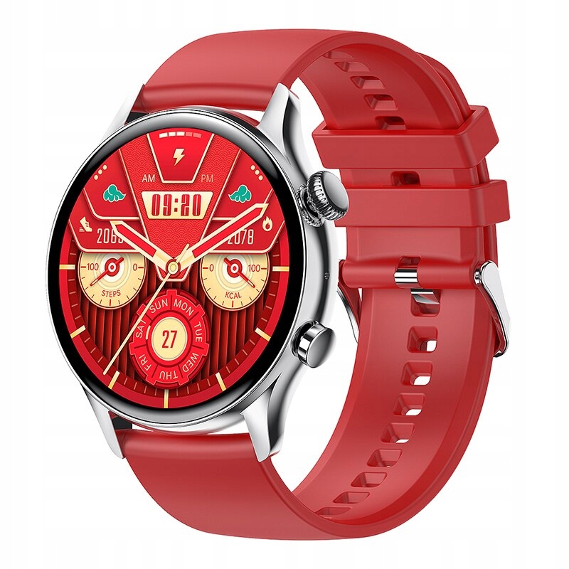 Unisex hodinky - Smartwatch Watch-Red Red