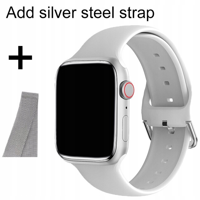 Unisex hodinky - Smartwatch Watch-Silver Pridať hw57 Pro Belt
