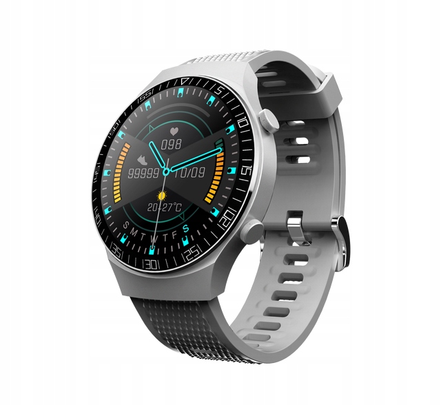 Unisex hodinky - Silikónový prúžok Smartwatch Watch-Silver