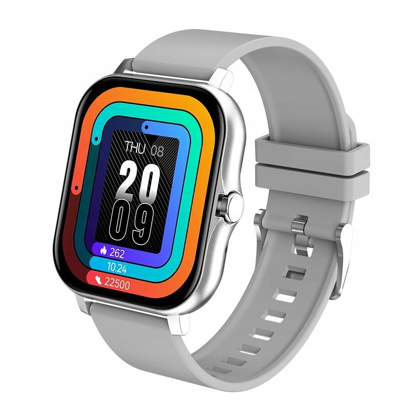 Unisex hodinky - Silikónový prúžok Smartwatch-Silver