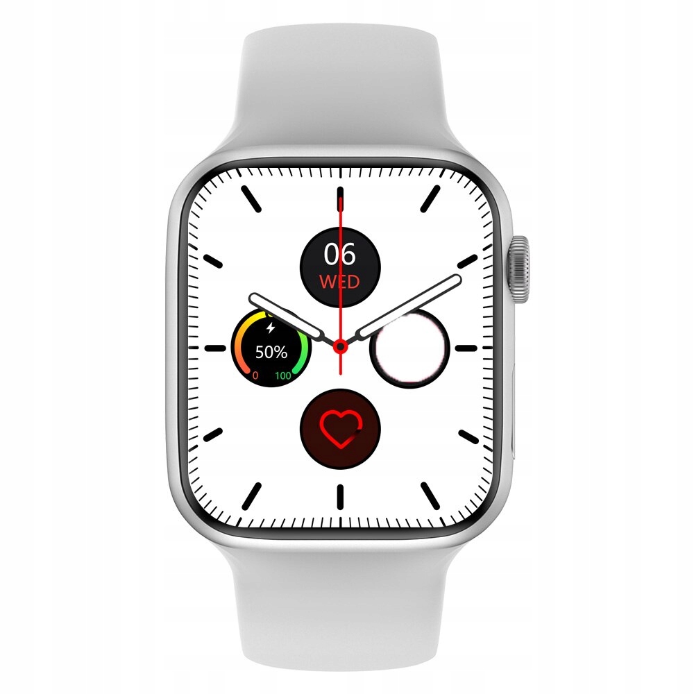 Unisex hodinky - Smartwatch Watch-Silver-žltá 45 mm