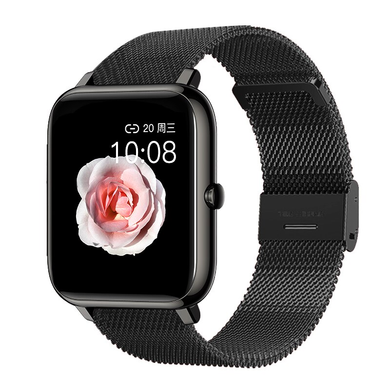 Unisex hodinky - Smartwatch Watch-Stal p22 čierna