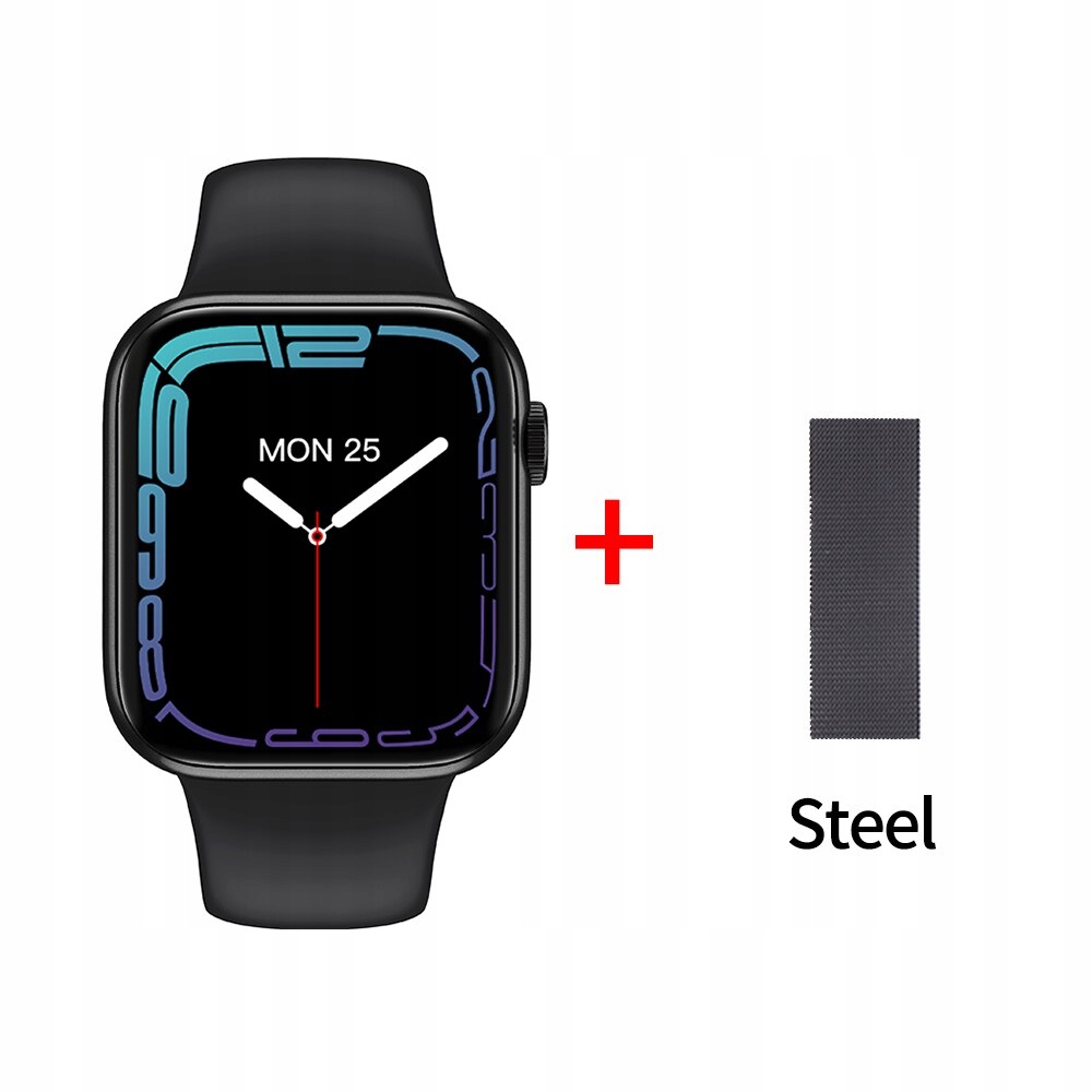 Unisex hodinky - Smartwatch Watch-Steel BK Belt