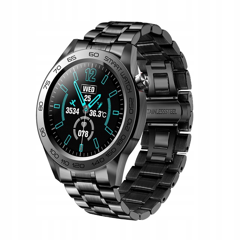 Unisex hodinky - Smartwatch Watch-Salt Black Belt 1