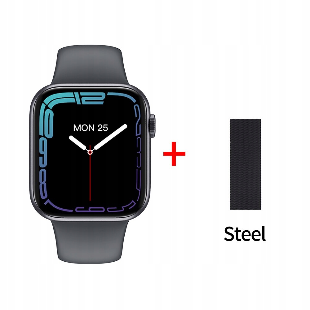 Unisex hodinky - Smartwatch Watch-Salt Gy Belt