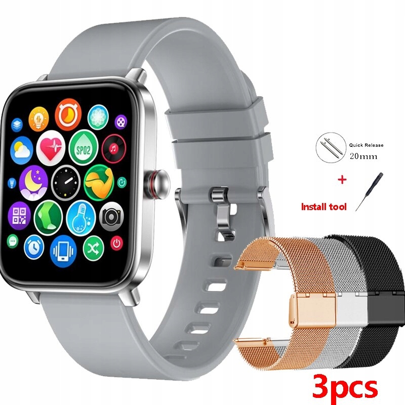 Unisex hodinky - Smartwatch Watch-Gray SB3