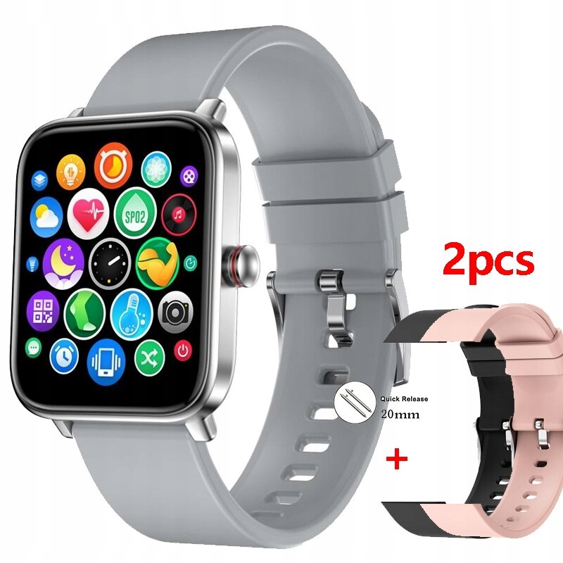 Unisex hodinky - Smartwatch Watch-Gray SS2