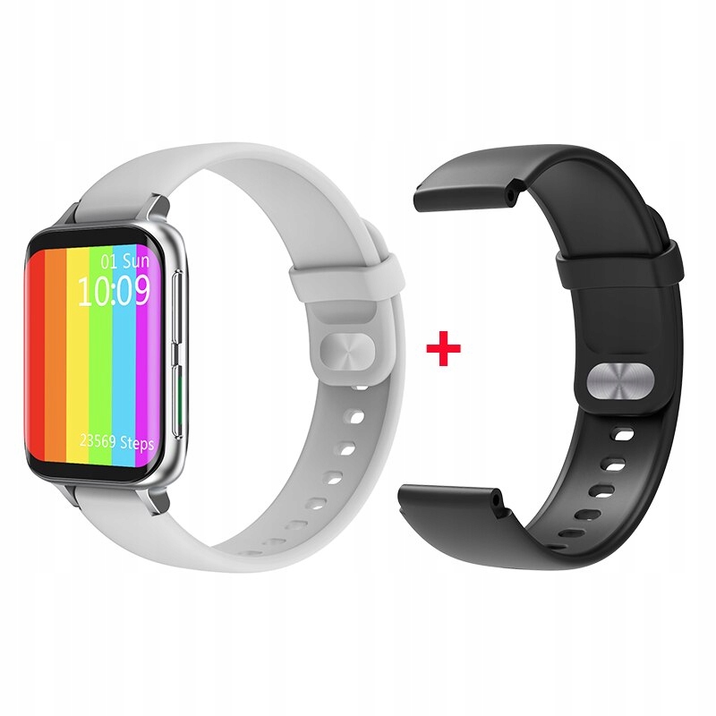 Unisex hodinky - Smartwatch Watch-Gray s 1 pásom