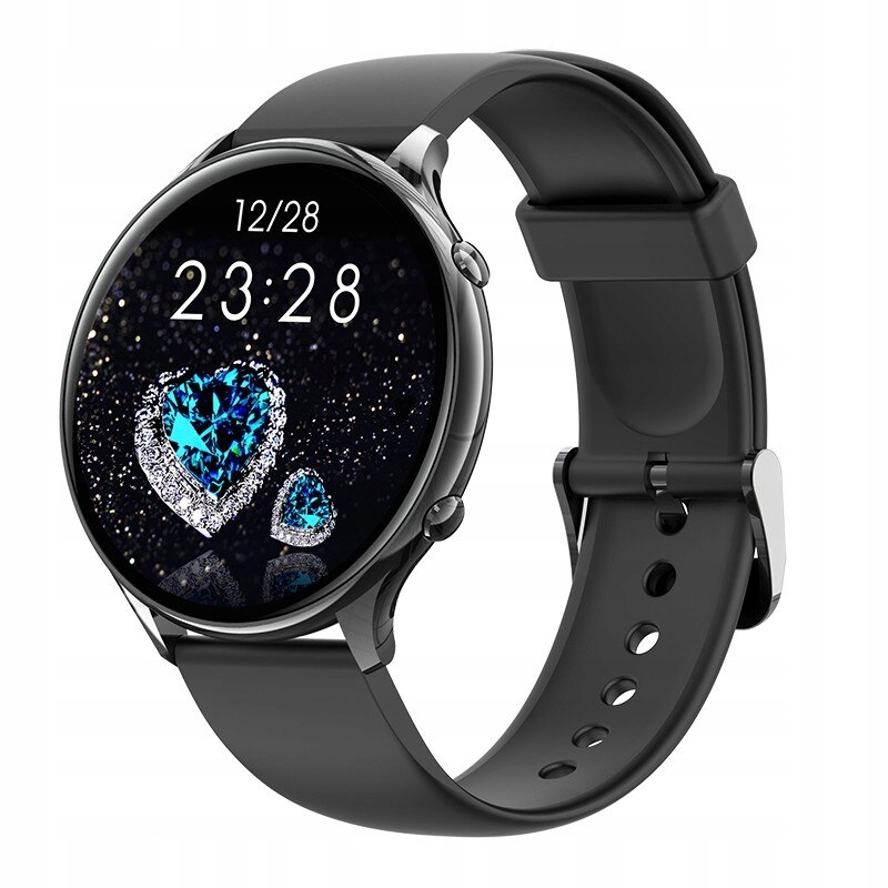 Unisex hodinky - Smartwatch Watch-Silikone Black Watch