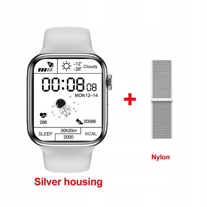 Unisex hodinky -  Smartwatch Watch-in-Gray-Nelon S7 Max