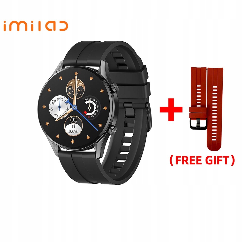 Unisex hodinky - Smartwatch Watch-W12 Black Pridajte pás