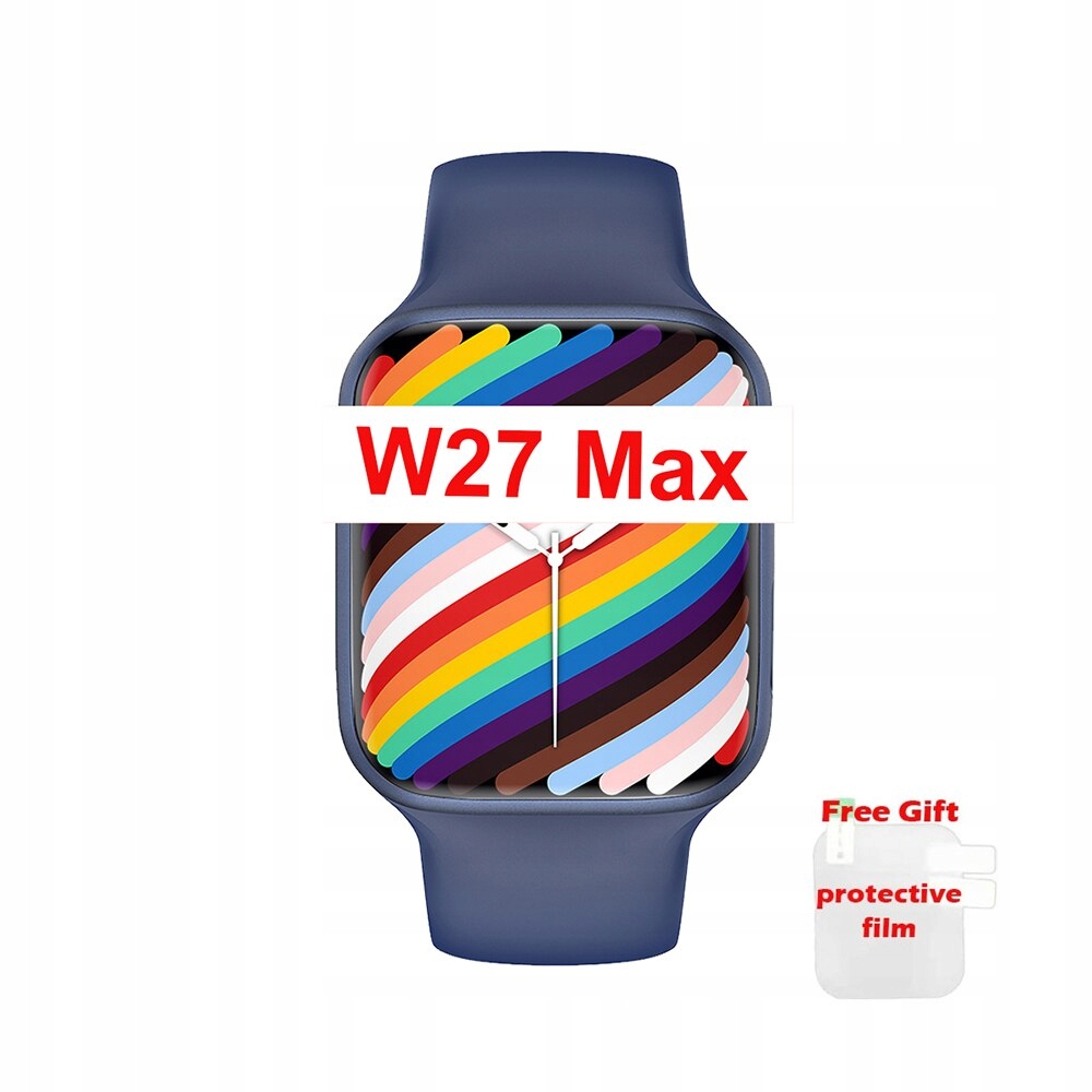 Unisex hodinky - Smartwatch Watch-W27 Max. Blue