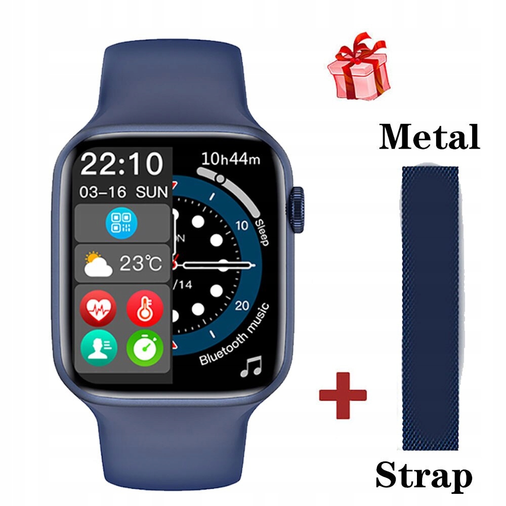 Unisex hodinky - Smartwatch Watch-w27a modrá pridajte Bln