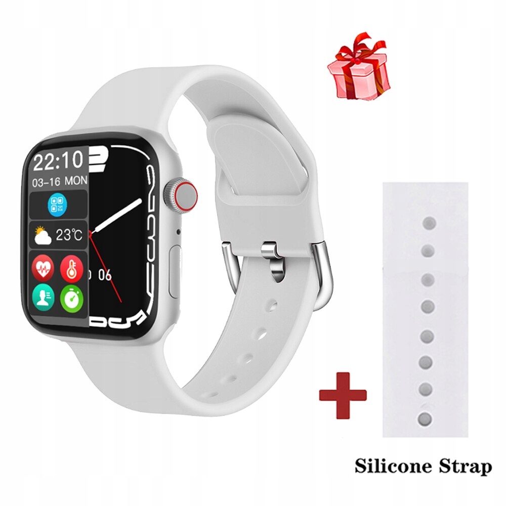 Unisex hodinky - Smartwatch Watch-W27B White Pridať WHS