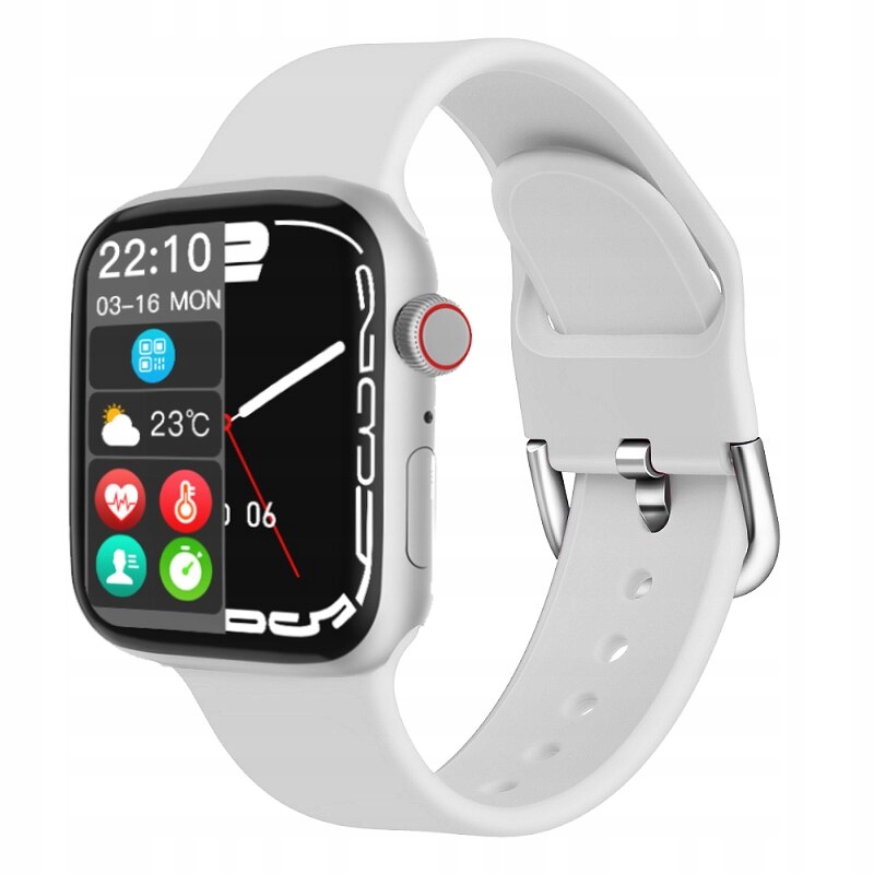 Unisex hodinky - Smartwatch Watch-W27B White