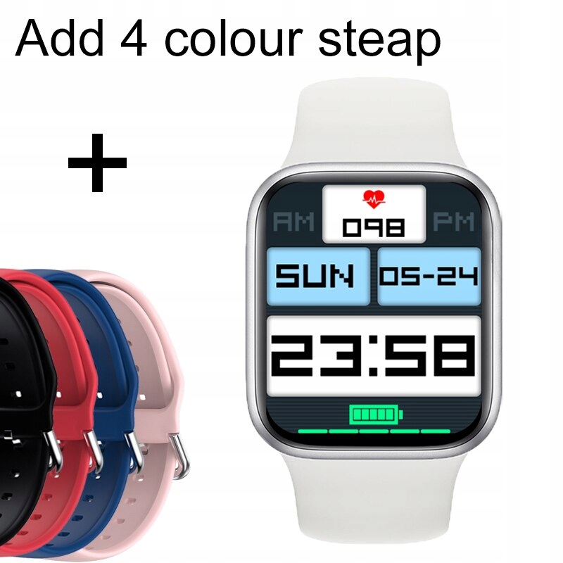 Unisex hodinky - Smartwatch Watch-Whs Pridajte 4 45 mm pruhy