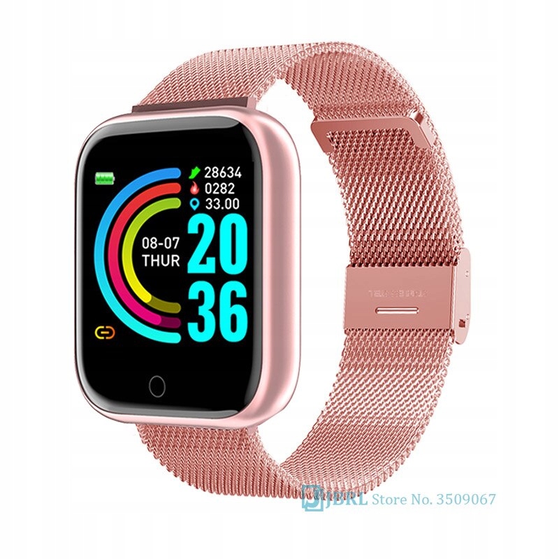 Unisex hodinky - Smartwatch Watch-X1 oceľové zlato
