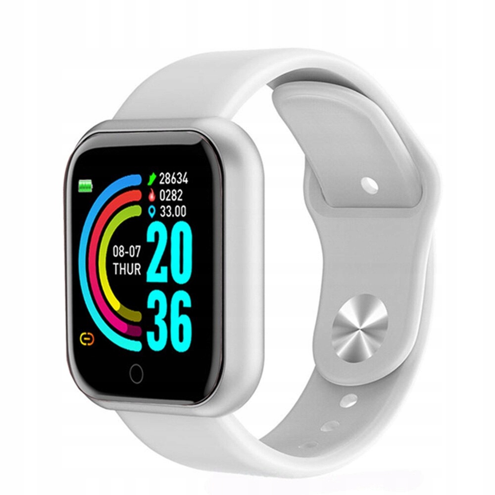 Unisex hodinky - Smartwatch Watch-68 biela