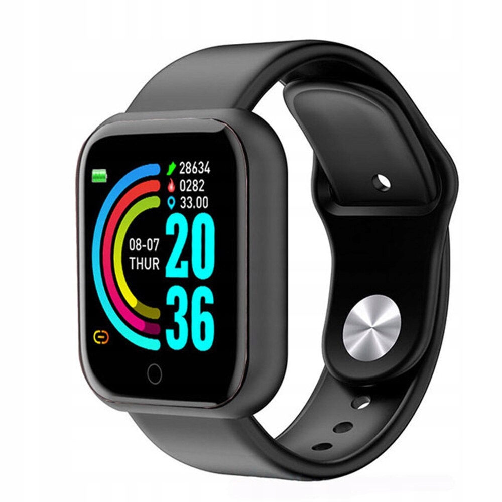 Unisex hodinky - Smartwatch Watch-Y68 čierna