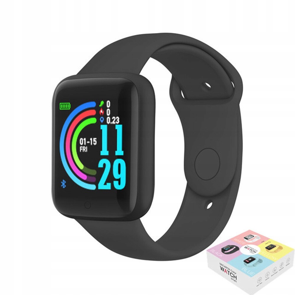 Unisex hodinky - Smartwatch Watch-Y68Pro Black