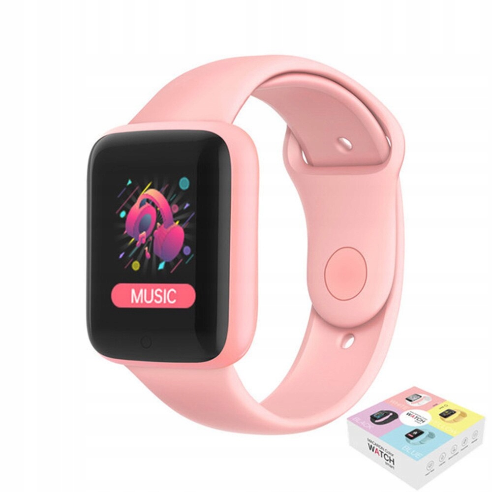 Unisex hodinky - Smartwatch Watch-Y68Pro Pink