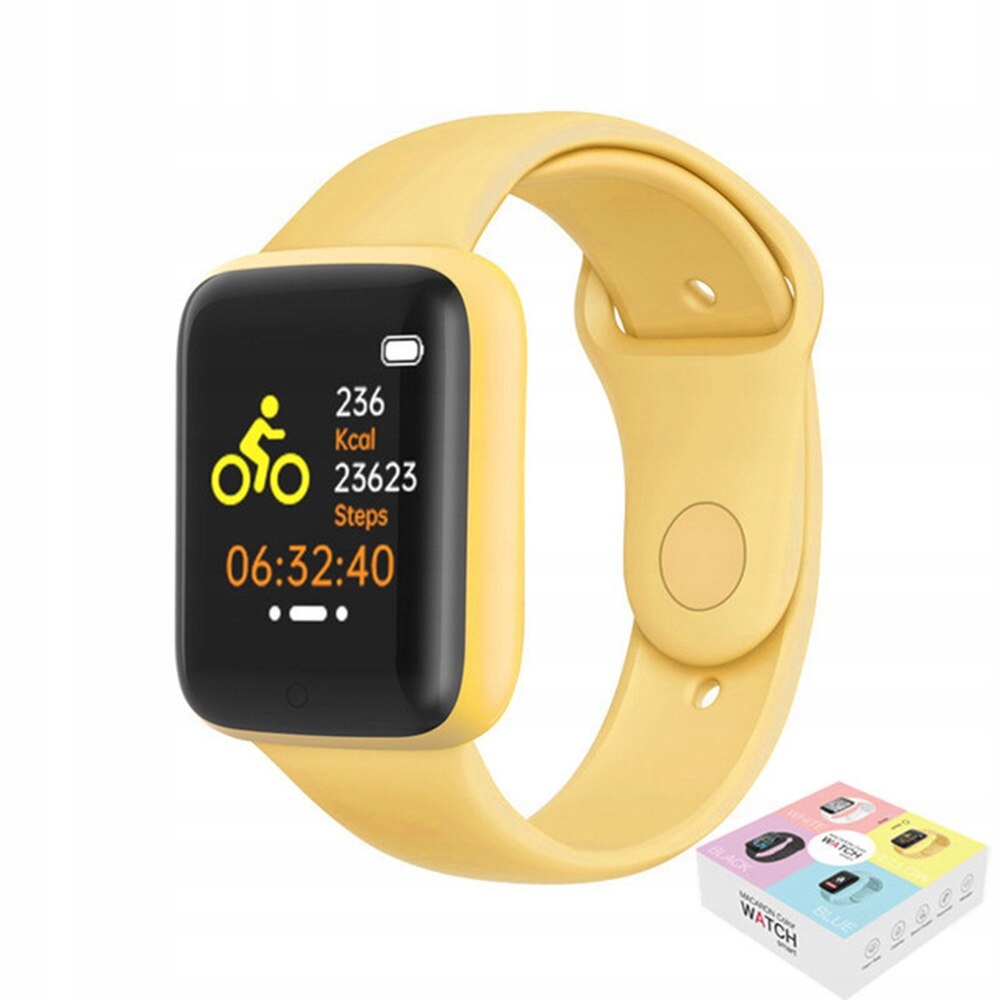 Unisex hodinky - Smartwatch Watch-y68pro žltá
