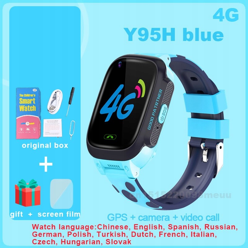 Unisex hodinky - Smartwatch Watch-Y95H Blue Ázijská verzia