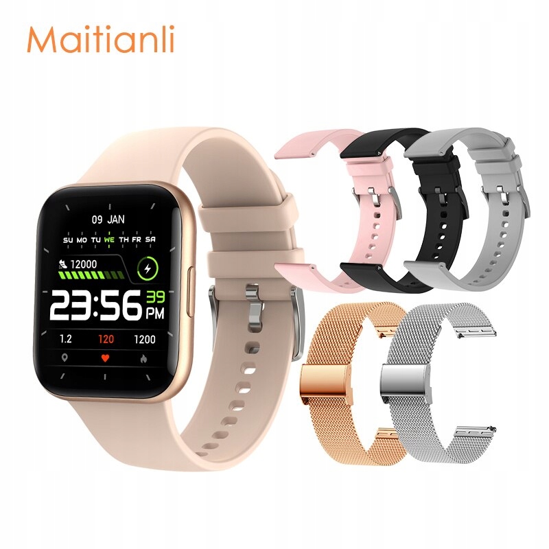 Unisex hodinky - Smartwatch hodinky s 5 pruhmi