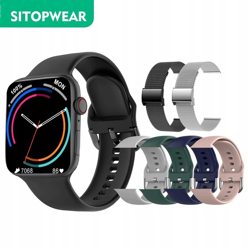 Unisex hodinky - Smartwatch Watch-Z 6 pruhov