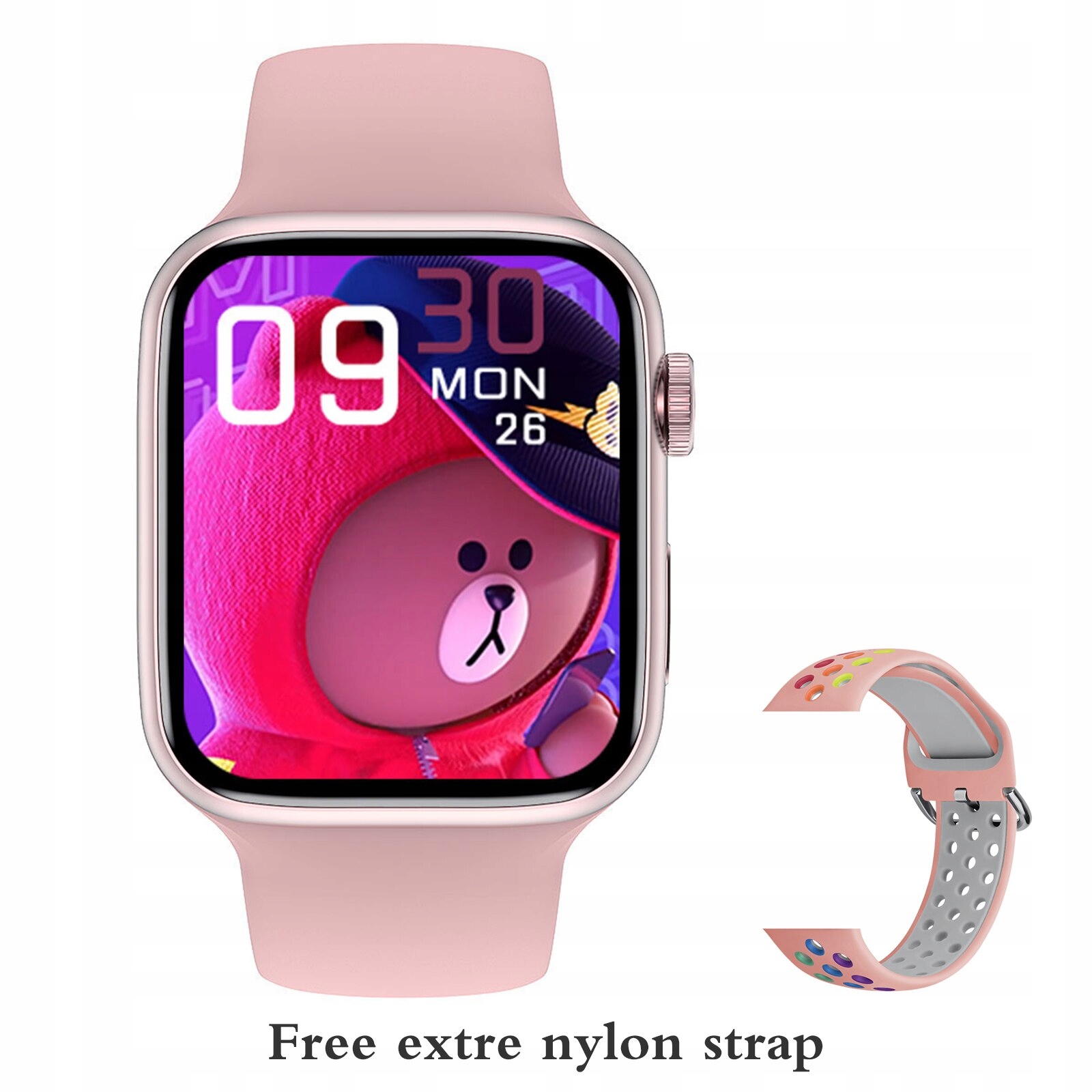 Unisex hodinky - Smartwatch Watch-Pink Set 1 44 mm GW67 Plus