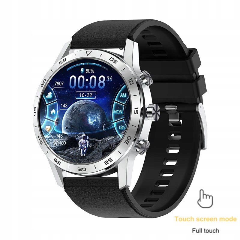 Unisex hodinky - Smartwatch Watch-Silica Gel Black 2
