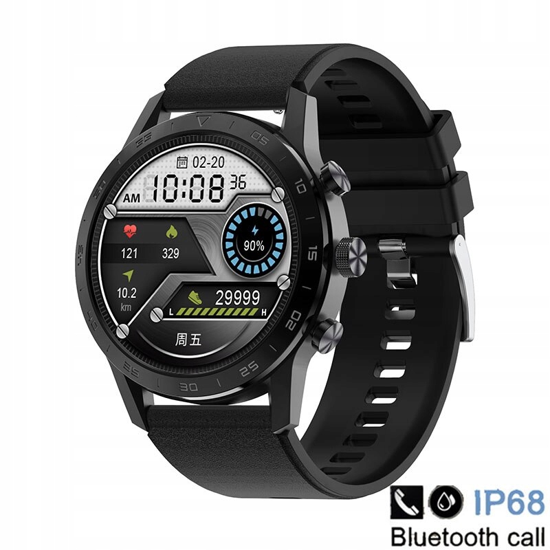 Unisex hodinky - Black Silion Silion Series-Smartwatch