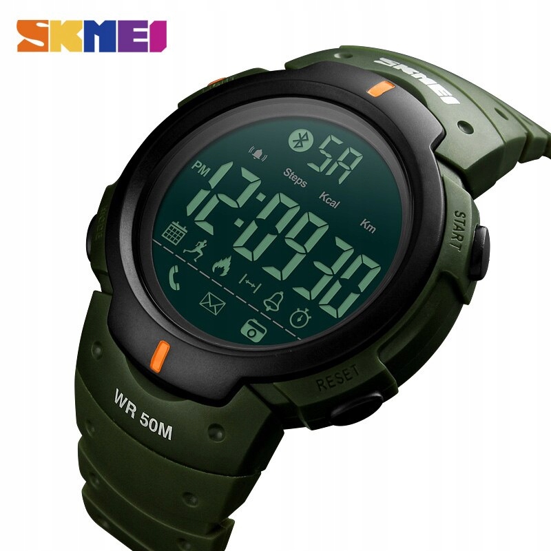 Unisex hodinky - Smartwatch Watch-Green armáda