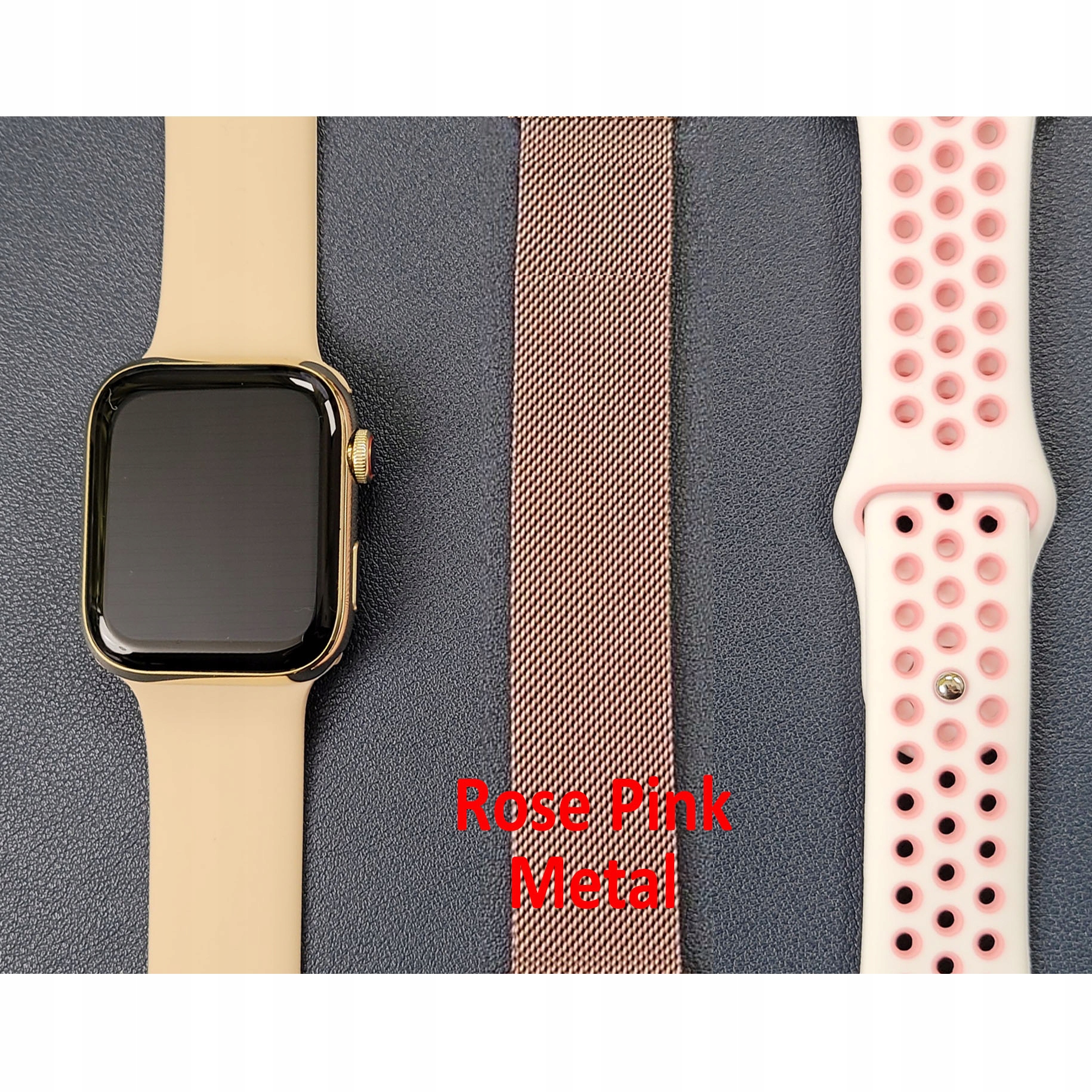 Unisex hodinky - Smartwatch Watch-Gold 3 Stripes Globálna verzia