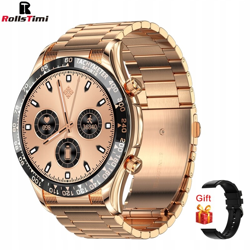 Unisex hodinky - Smartwatch Watch-Gold SJ