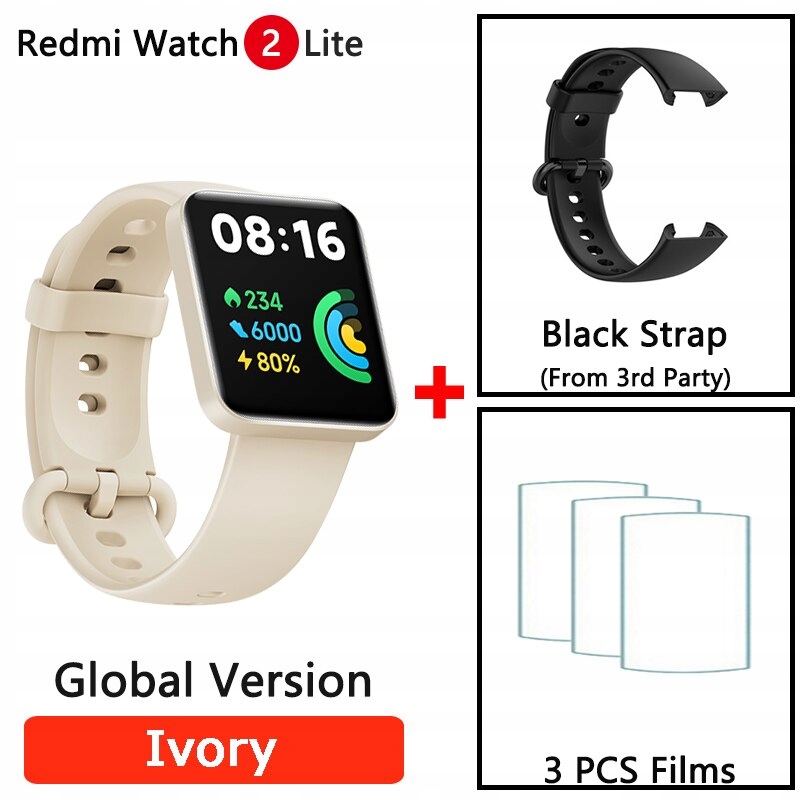 Unisex hodinky - Smartwatch Watch-Ad Black Belt N Videá