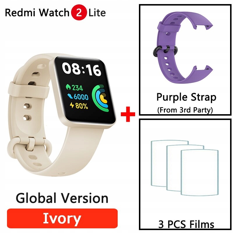 Unisex hodinky - Smartwatch Watch-Ad Purple Strip N Fi