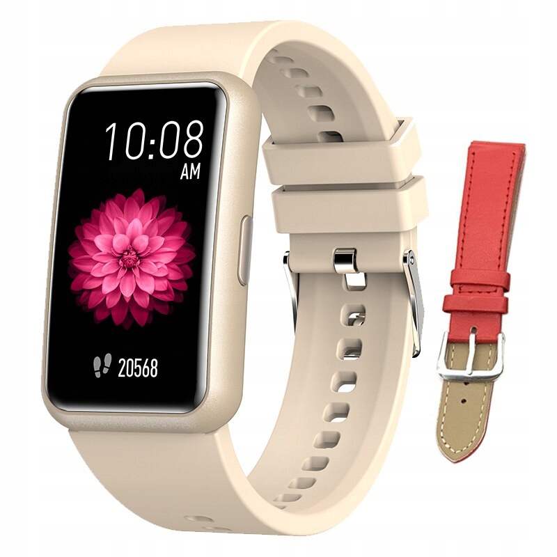 Unisex hodinky -  Sminkwatch Watch-Beige Silicon Leather