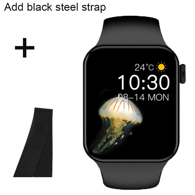 Unisex hodinky -  Smartwatch Watch-BK-Addaj-BK Steel