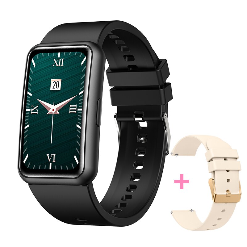 Unisex hodinky - Smartwatch Watch-čierna béžová oxid kremičitý