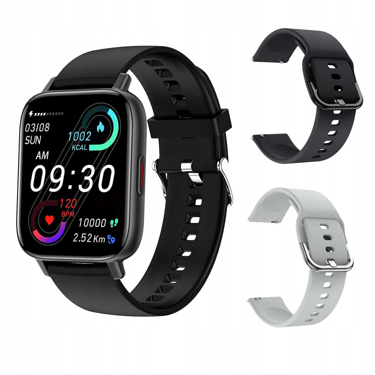 Unisex hodinky - Smartwatch Watch-čierno Bkss Grs