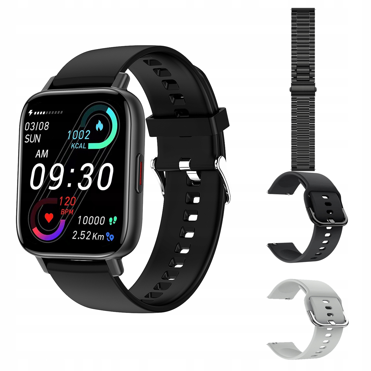 Unisex hodinky - Smartwatch Watch-čierno BSS GRSS BKM