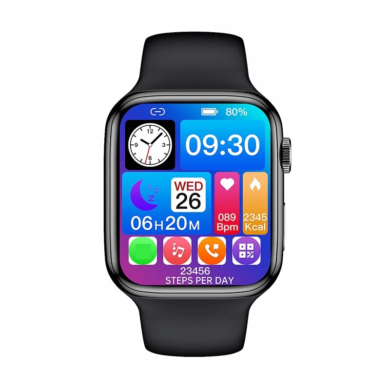 Unisex hodinky - Smartwatch Watch-čierno S7 max