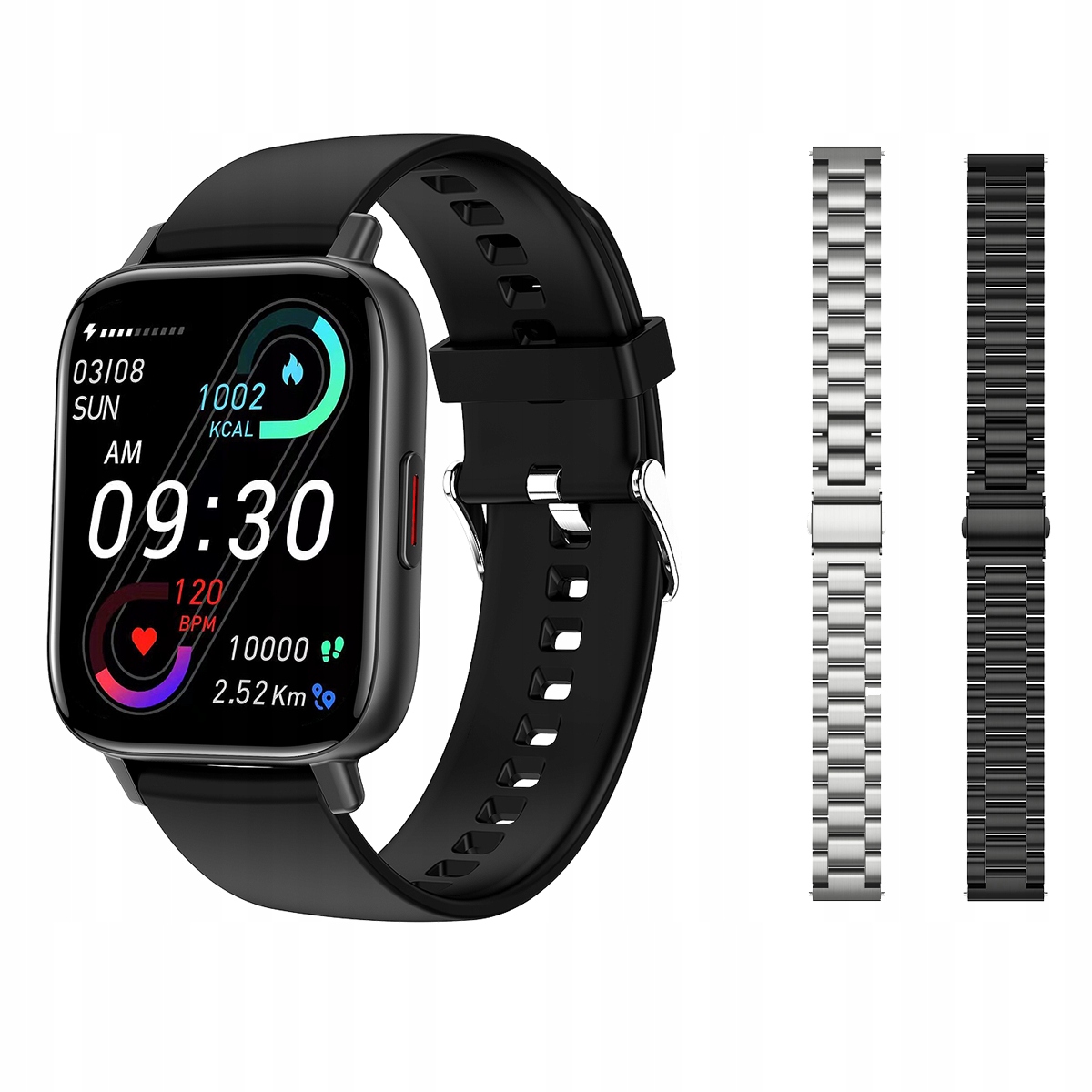 Unisex hodinky - Smartwatch Watch-Black SVM-3Row BKM-3