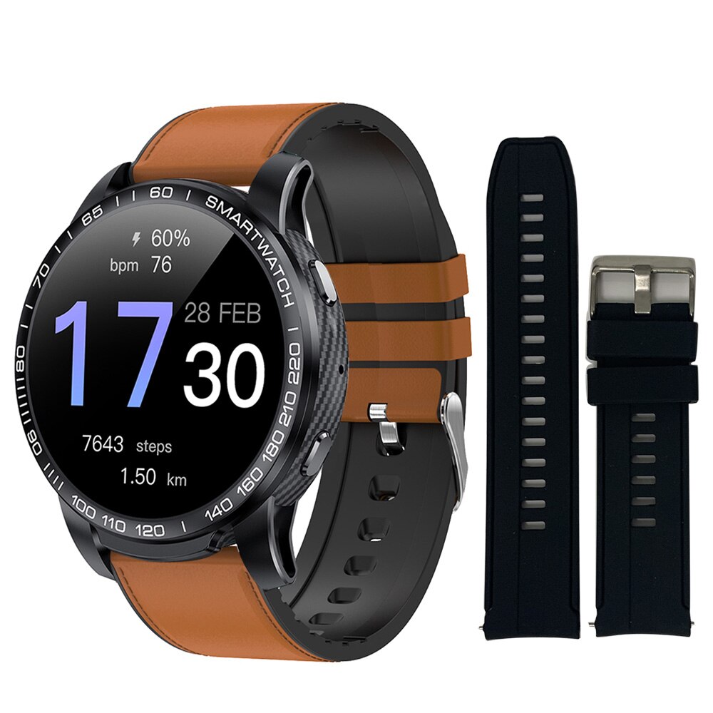 Unisex hodinky - Smartwatch Watch-čierna hnedá čierna