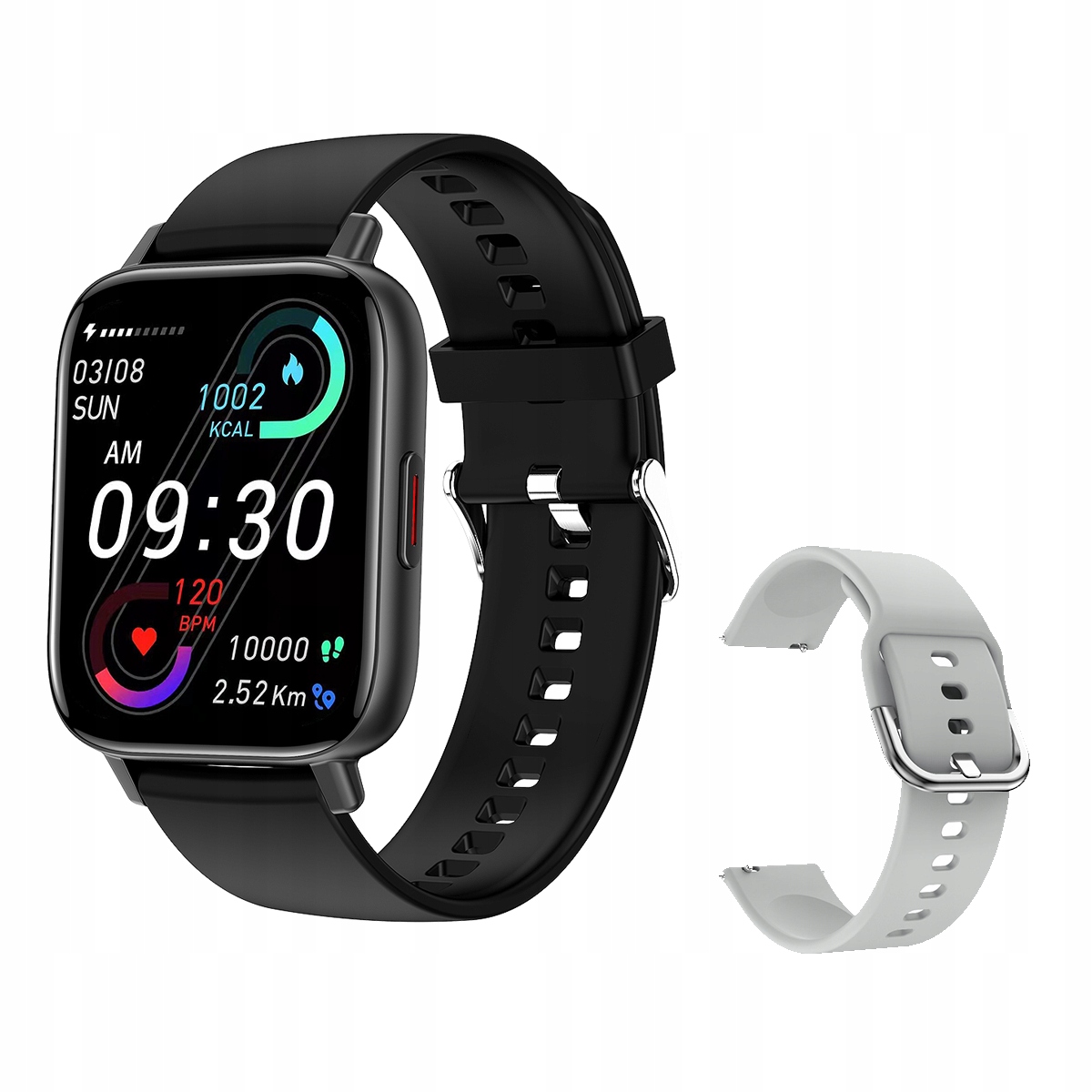 Unisex hodinky - Smartwatch Watch-čierno pridať GRS