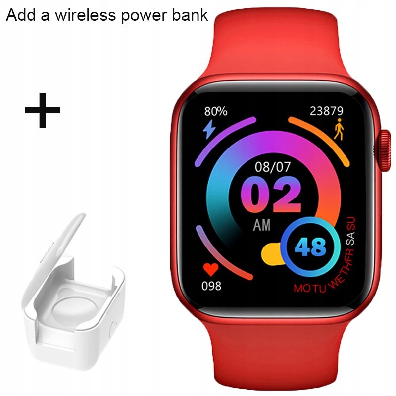 Unisex hodinky - Smartwatch Watch-red-add-wxcdb