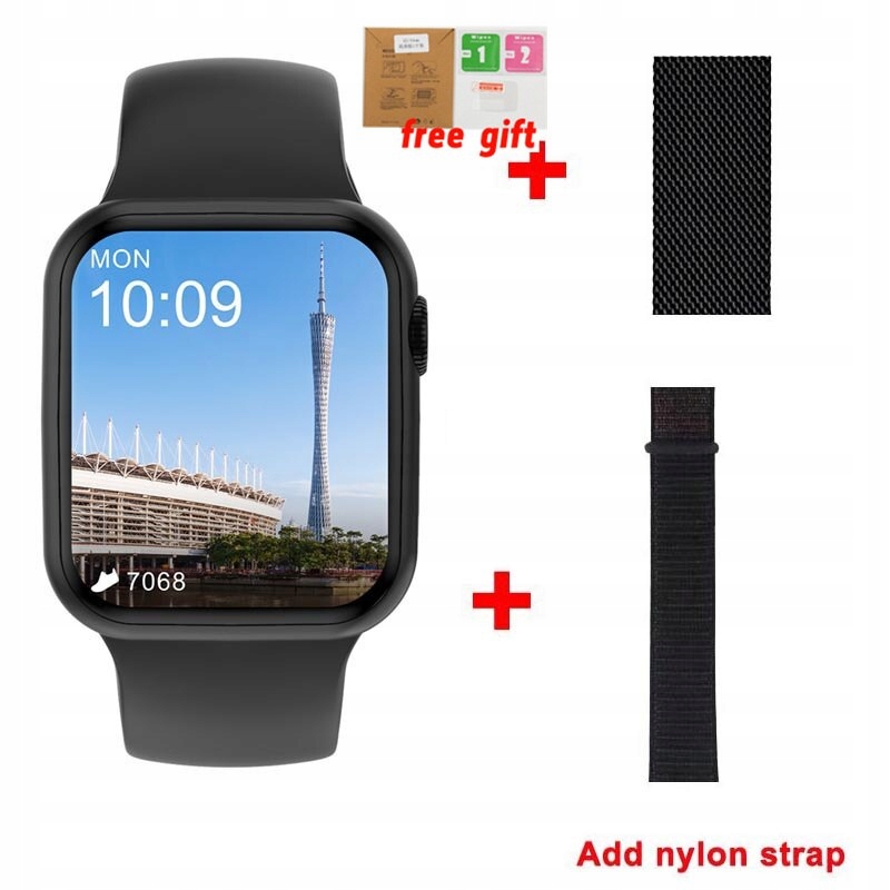 Unisex hodinky -  Smartwatch Watch-add 2 DT100 plus prúžky