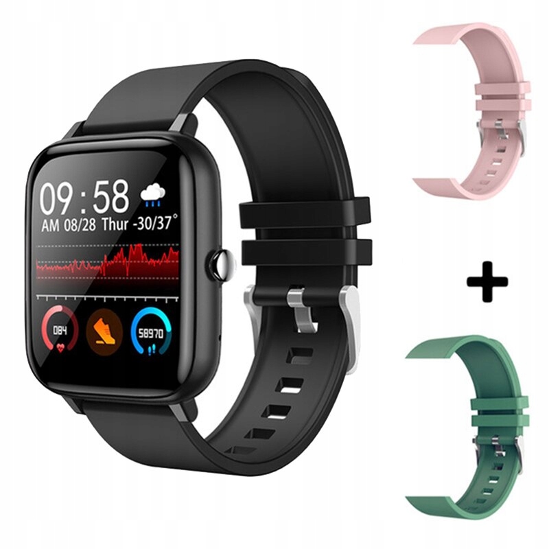 Unisex hodinky -  Smartwatch Watch-add 2 pruhy