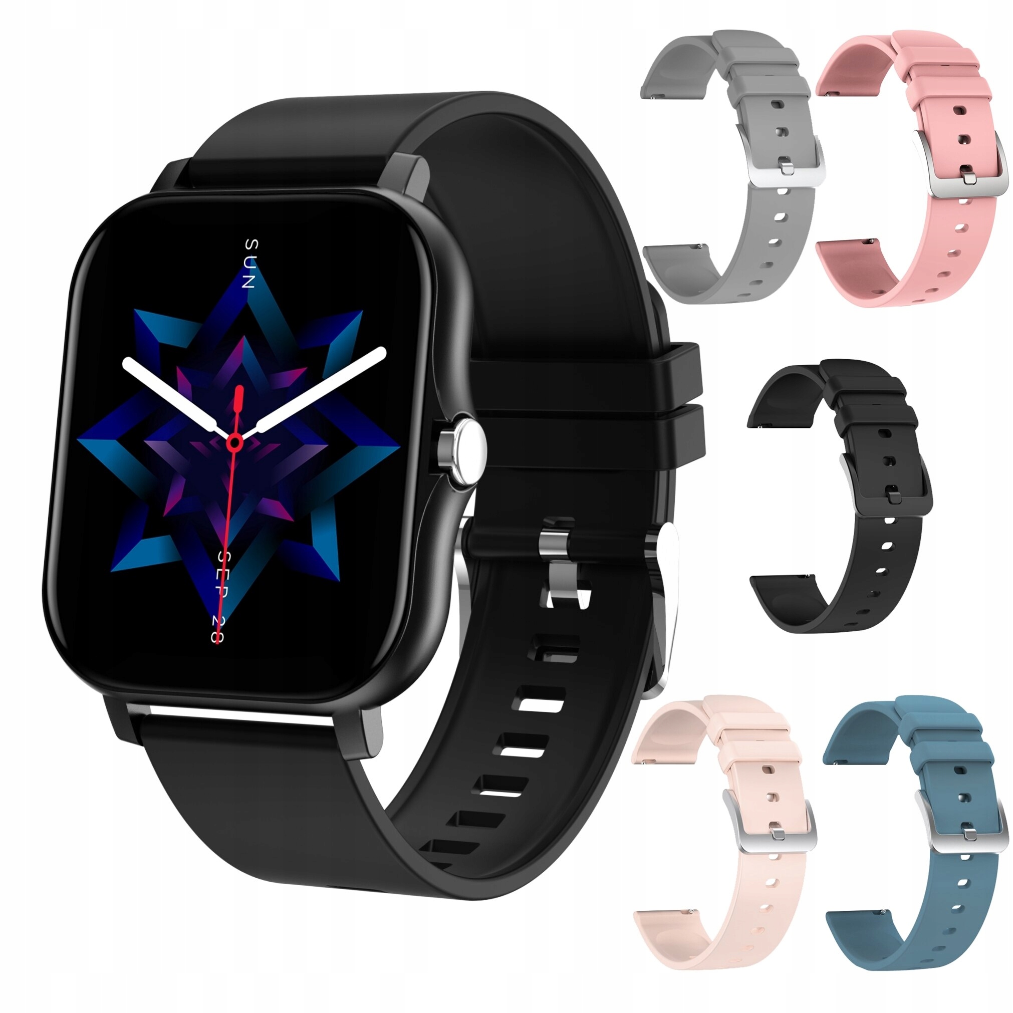 Unisex hodinky - Smartwatch Watch-add 5 pruhov